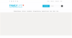 Desktop Screenshot of familylifecanada.com